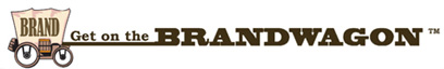 A brown and white logo of the word " rancher ".